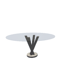 round glass table preview
