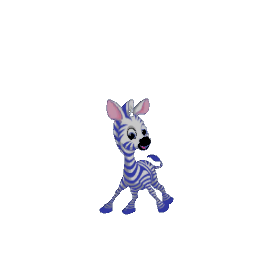 Zebra decal