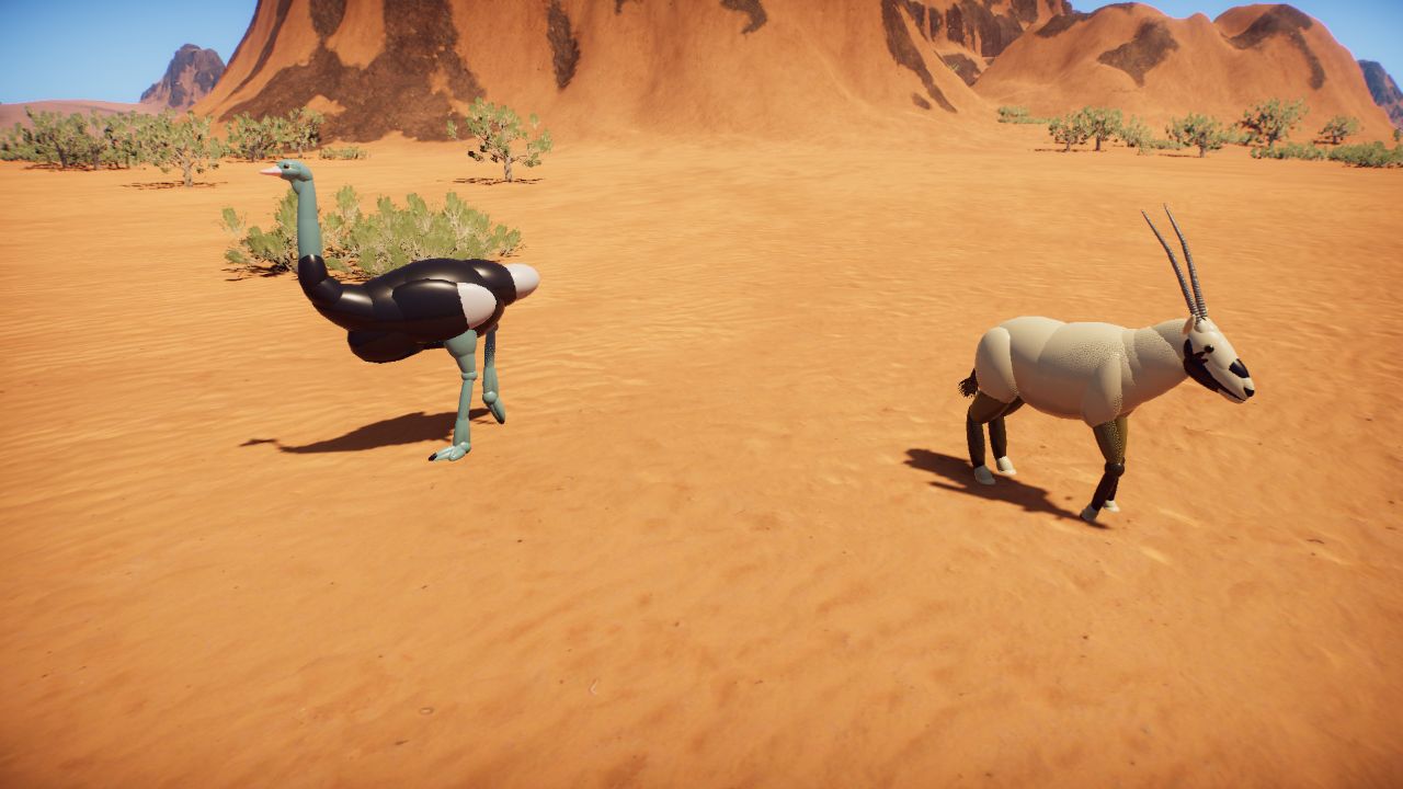 Extant: Two reintroduced Animals of the Jordan Desert