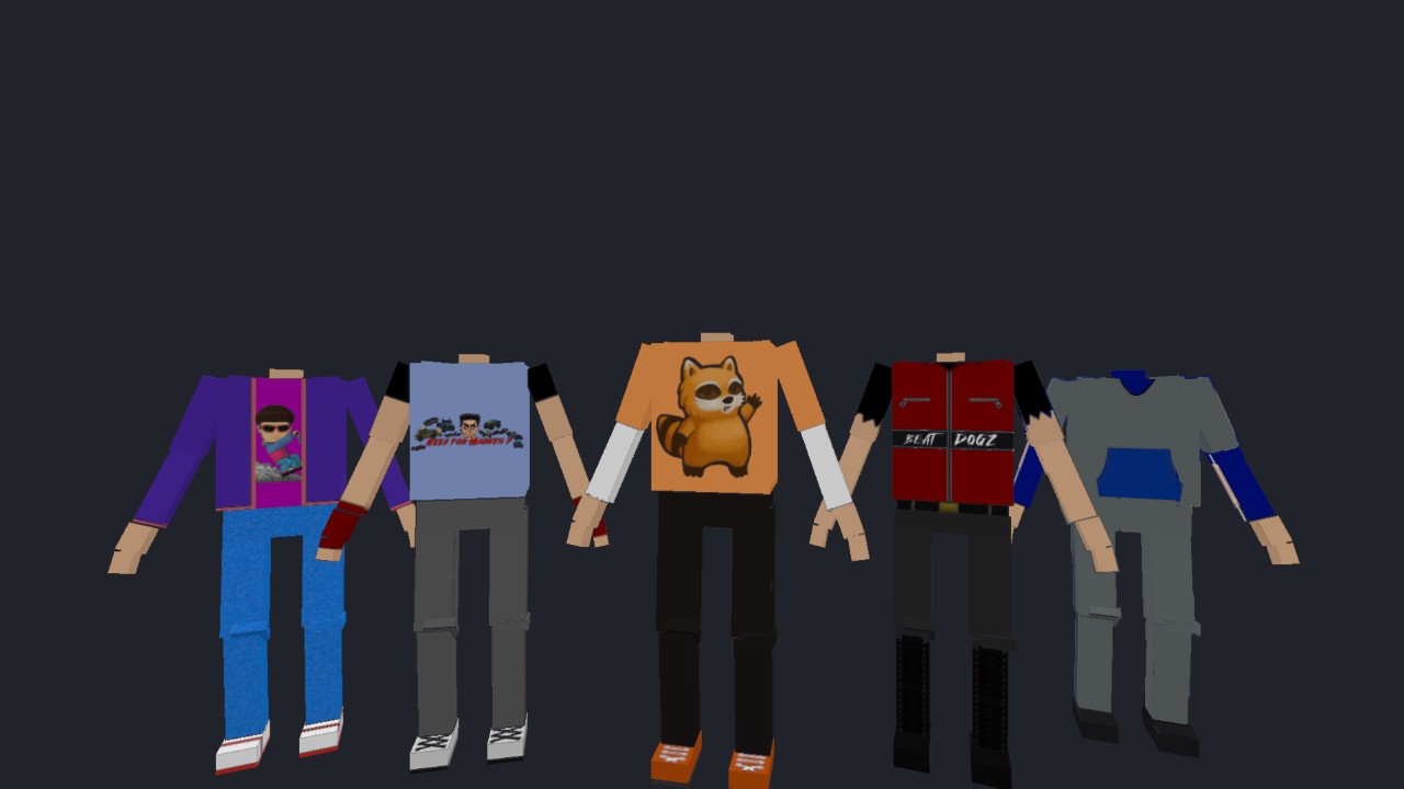 YM's Random Body Textures #8(Light Skintone)