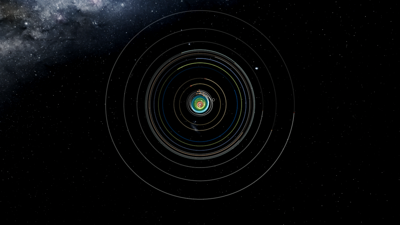 Solar System 4.538 Billion Years Ago (Hpothetical)