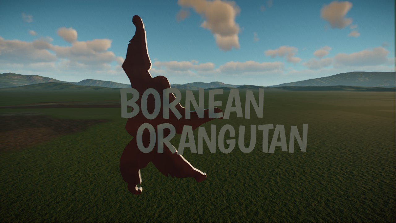 Bornean Orangutan Sign