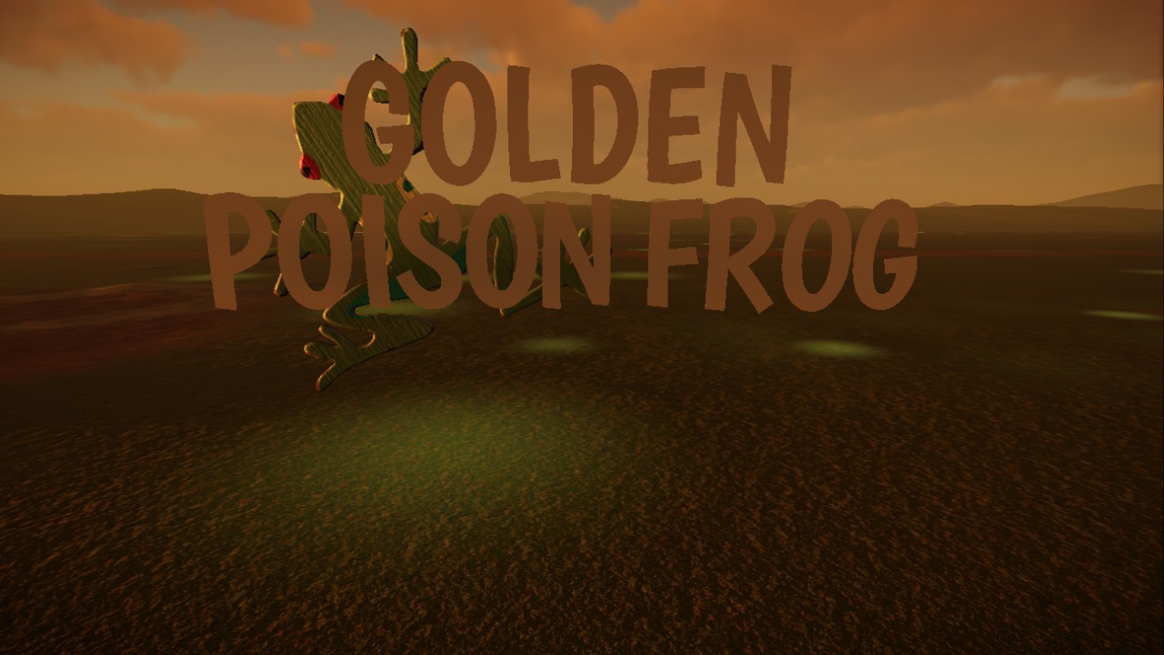 Golden Poison Frog Sign