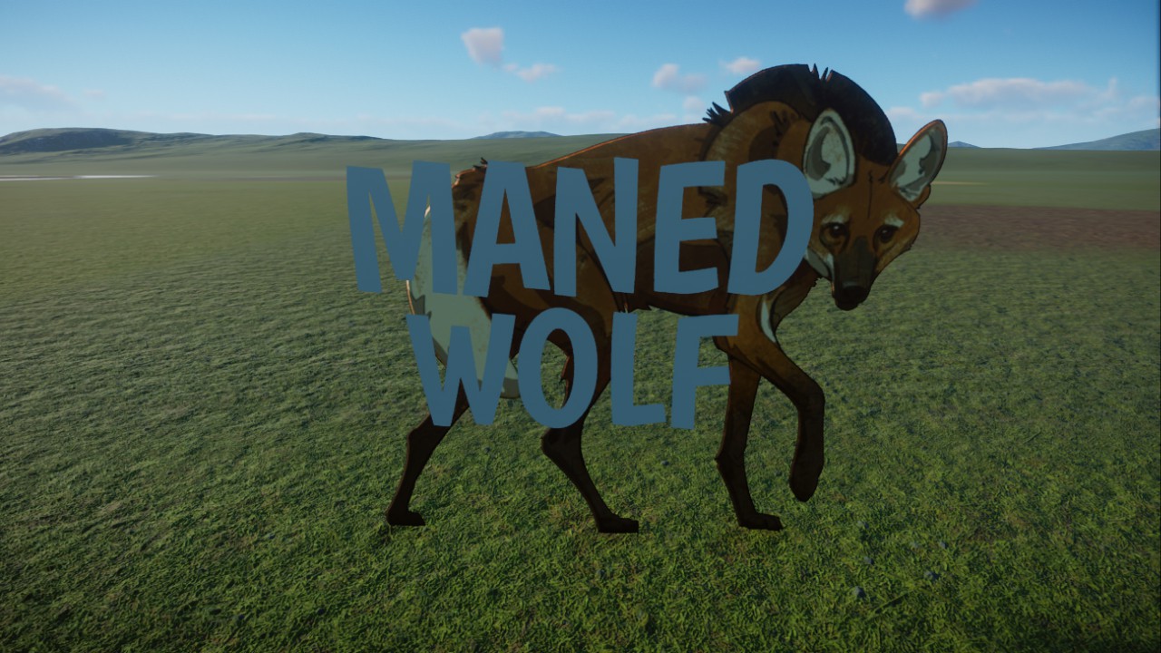 Maned Wolf Sign