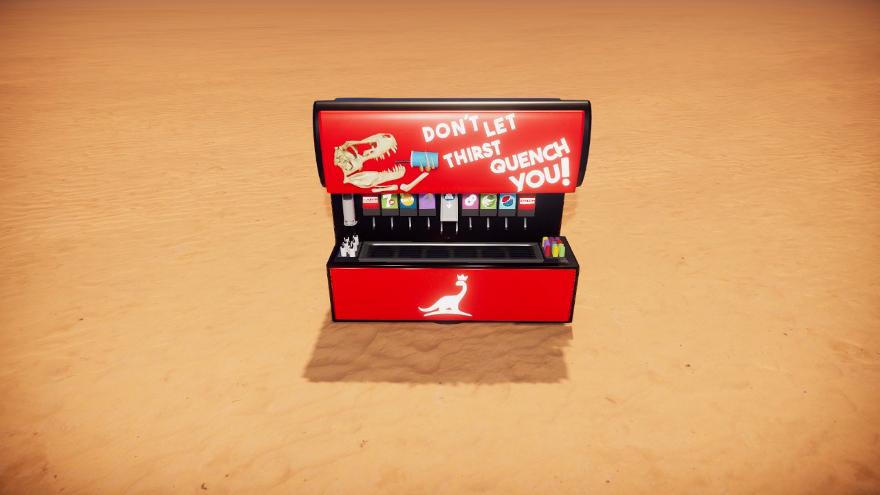 Soft drink dispenser / Dispensador de refrescos.