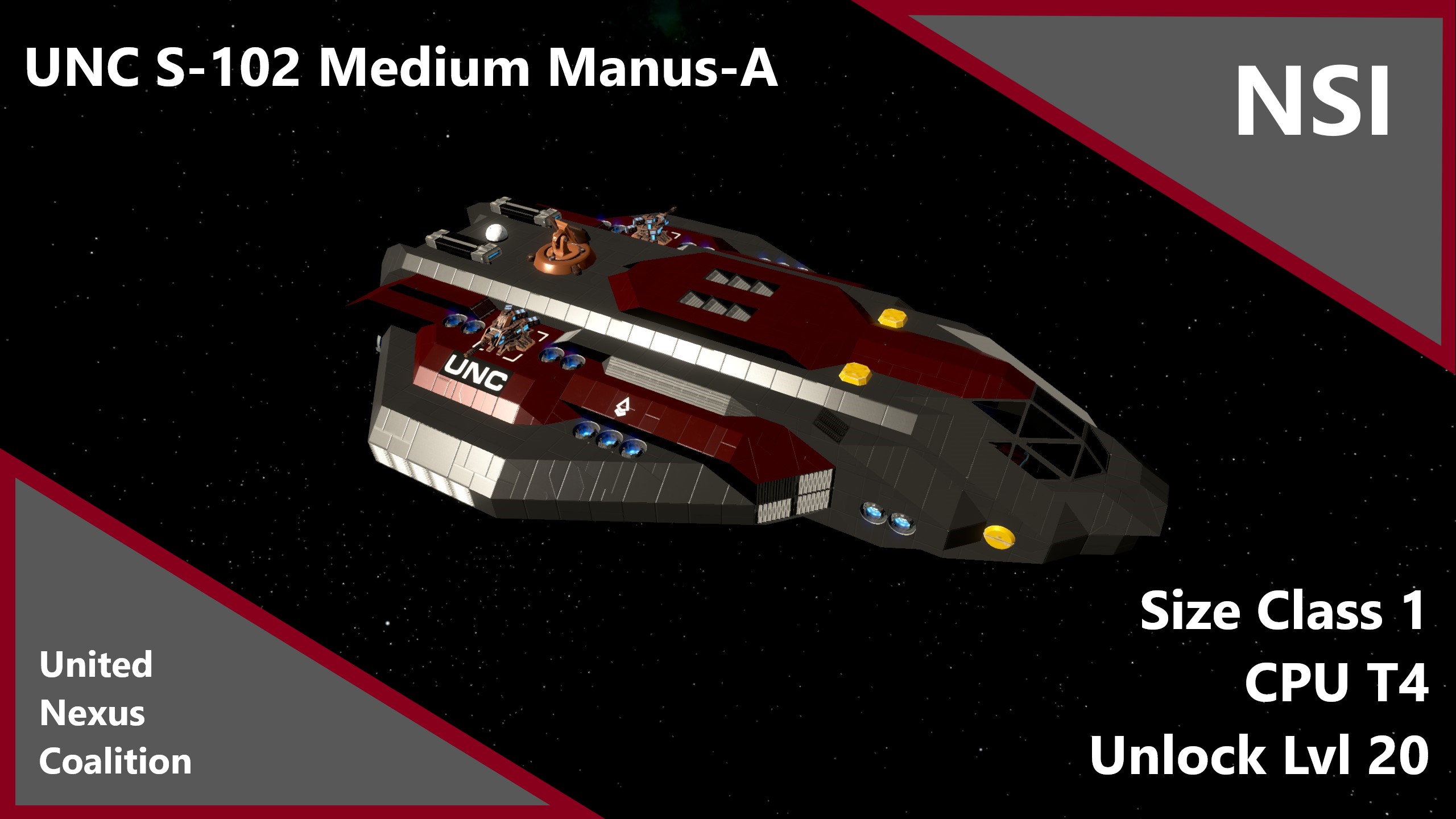 UNC S-102 Medium Manus-A