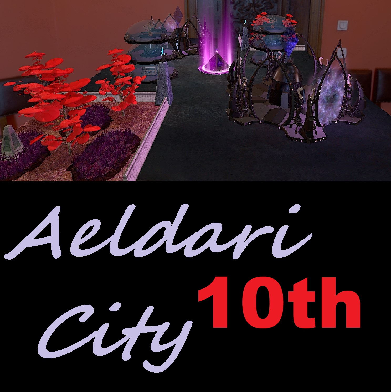 40k Strike Force/Incursion Map: Aeldari City