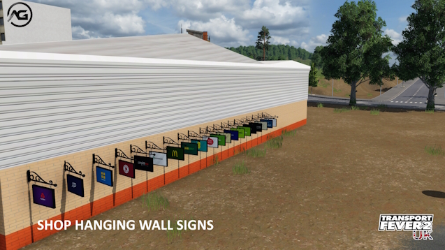 Shop Hanging Wall Sign Assets