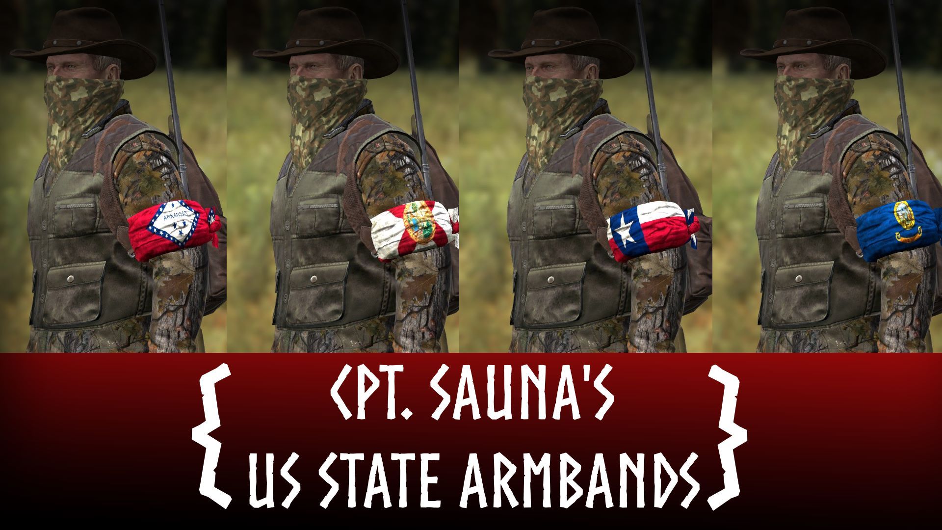 Cpt. Sauna's US State Armbands