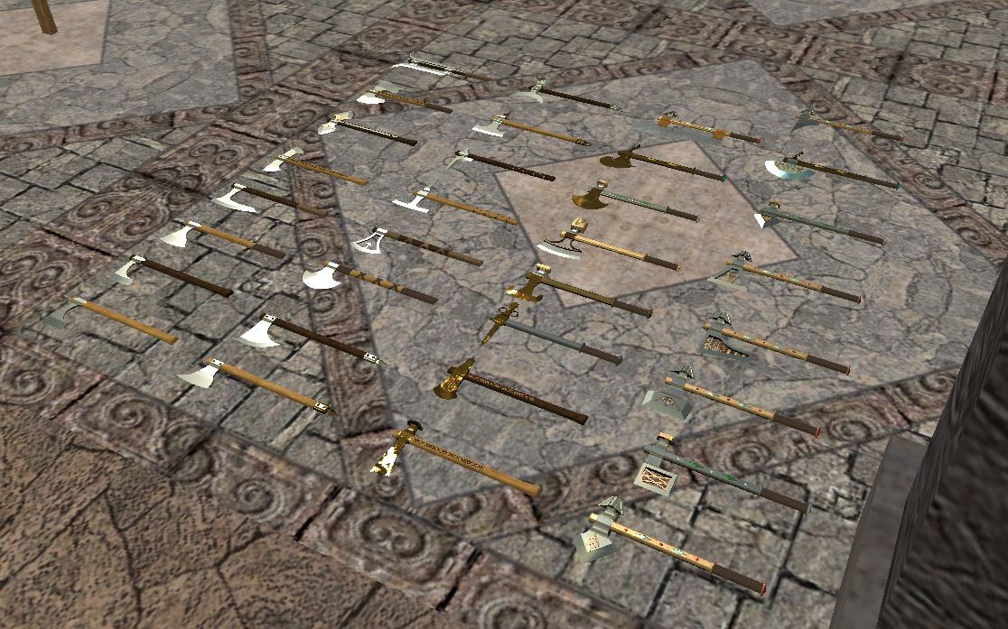 WouldBeBard's Low Magic Battleaxes