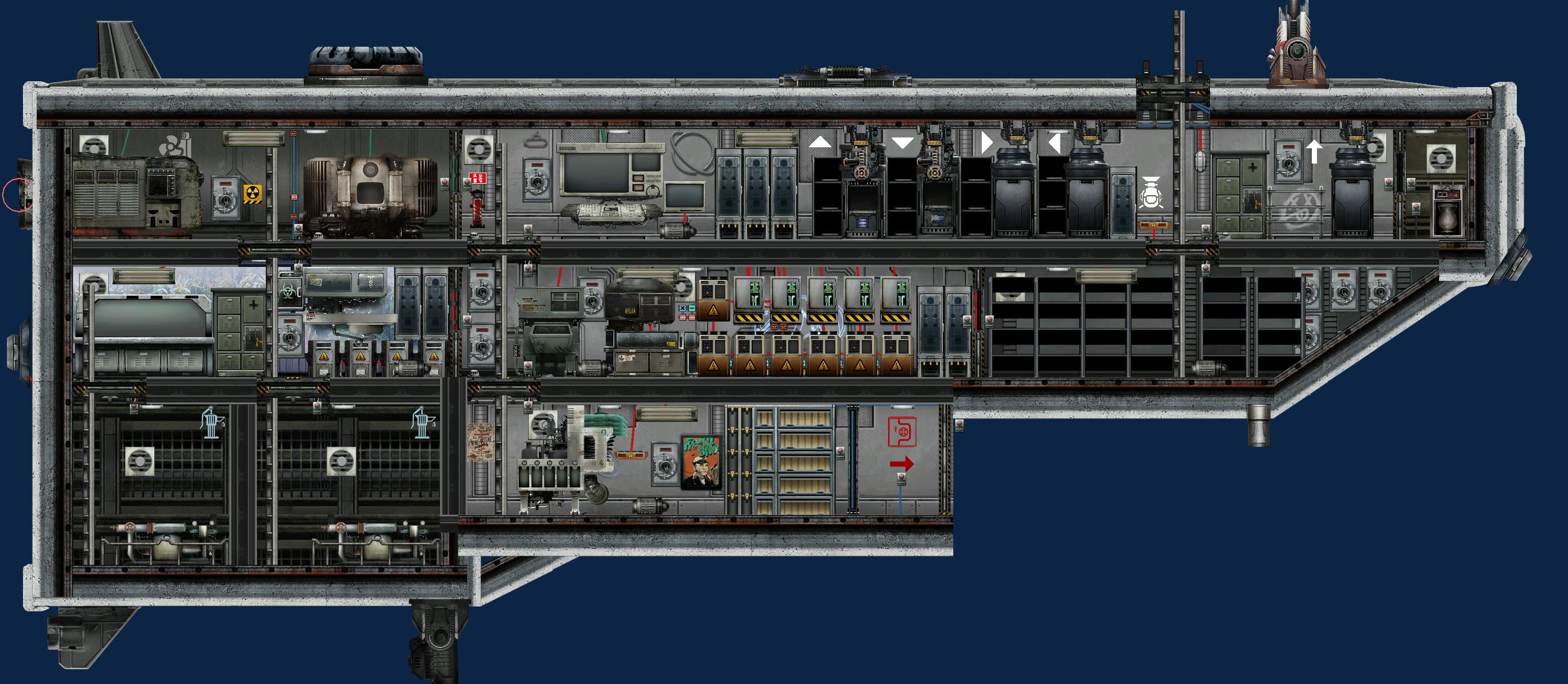Origami折纸号- Novice Submarine新手入门潜艇 – Barotrauma Mod