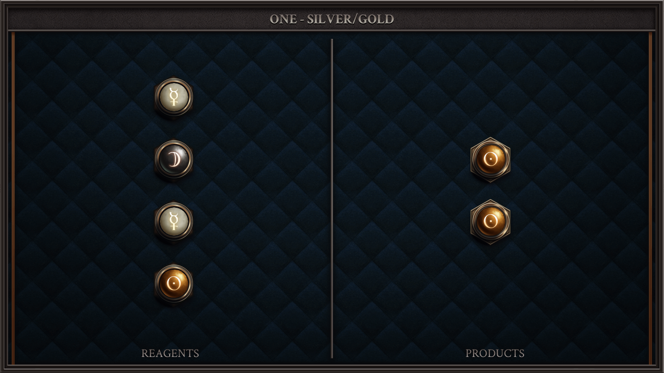 ONE - SILVER/GOLD