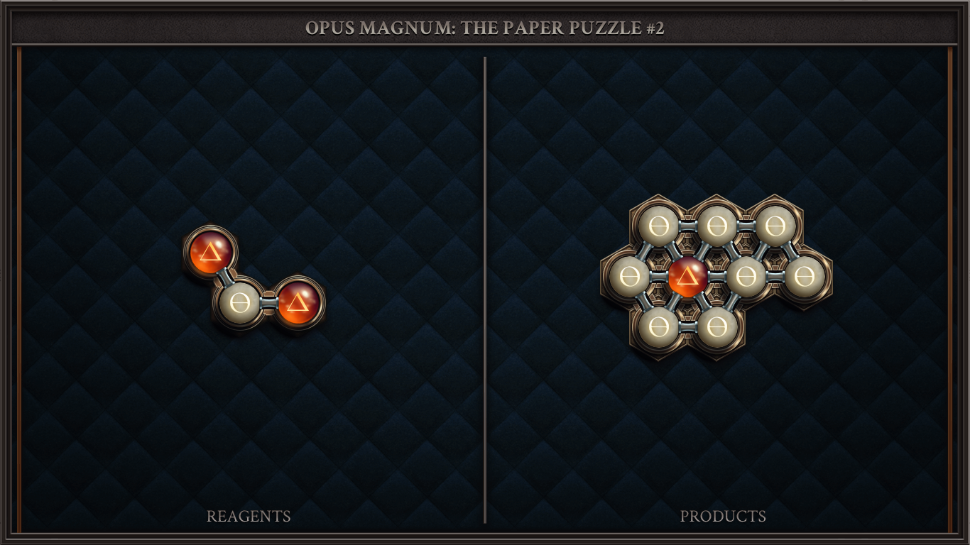OPUS MAGNUM: THE PAPER PUZZLE #2