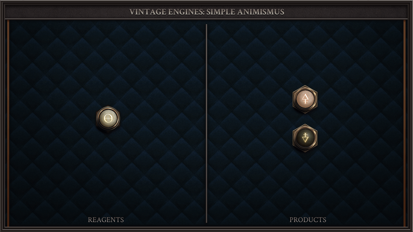VINTAGE ENGINES: SIMPLE ANIMISMUS