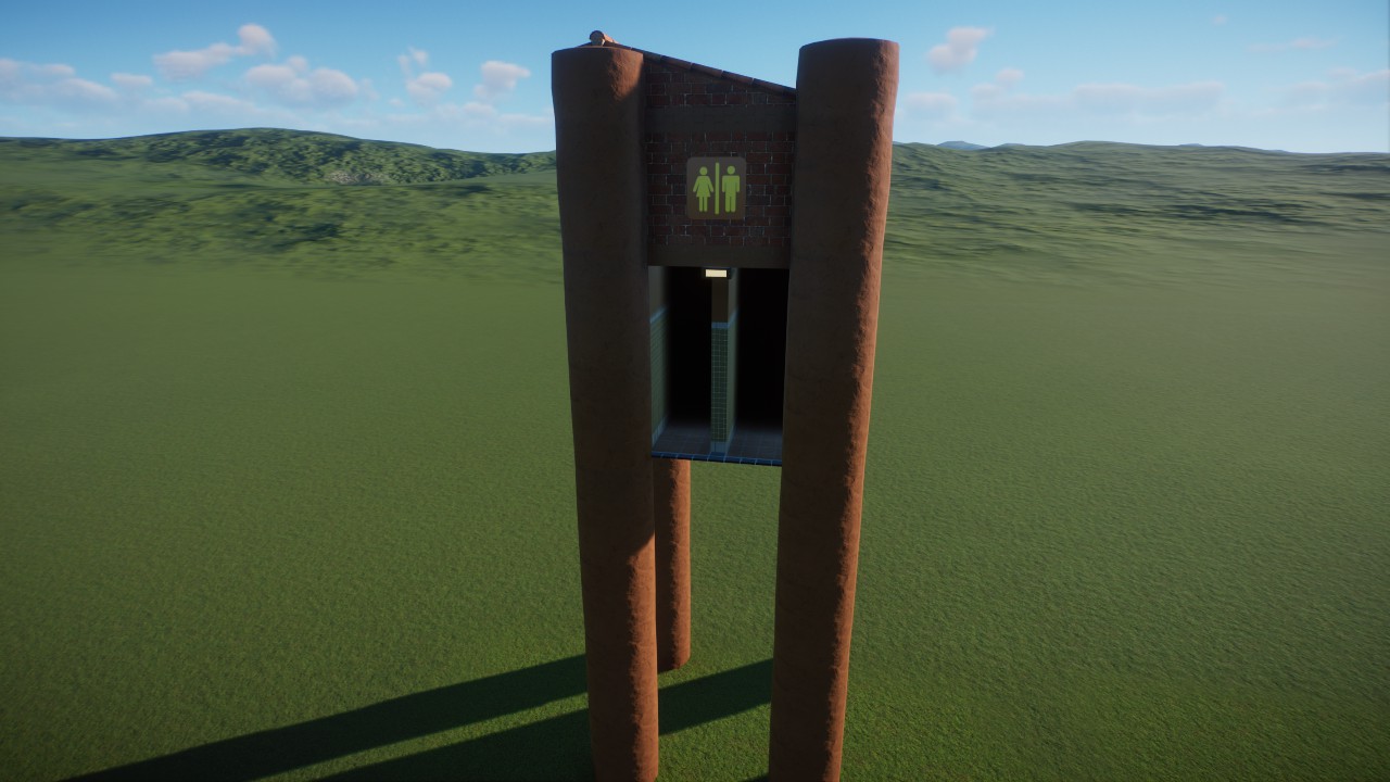 River Walk Toilet on Stilts