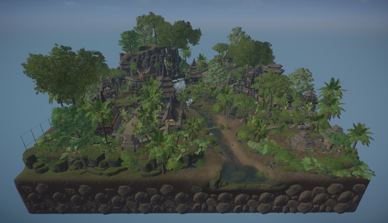 Tropical Pack Showcase Diorama