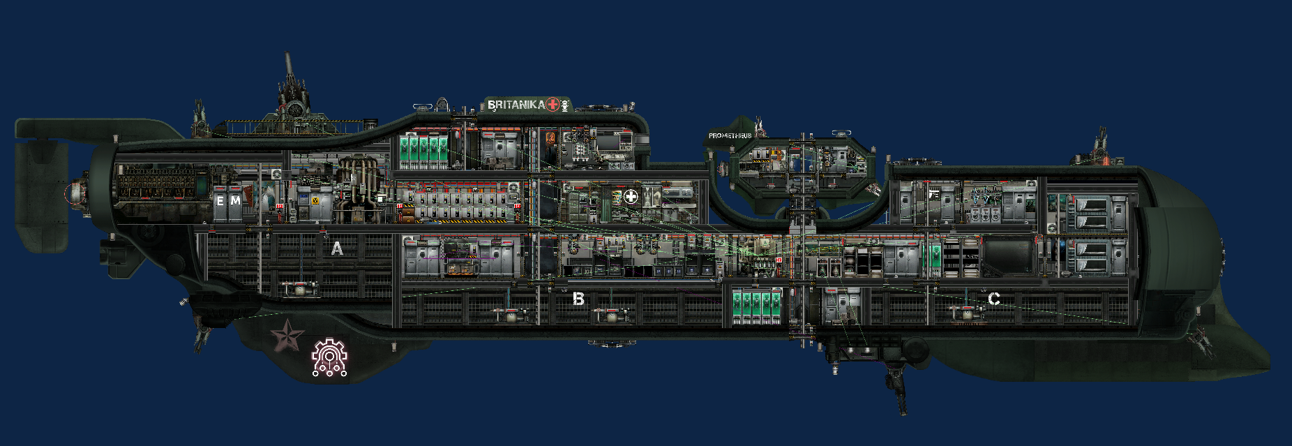 Атлантика, Британика, Прометей – Barotrauma Mod