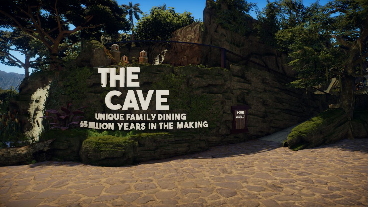 the cave resturant and gift shop