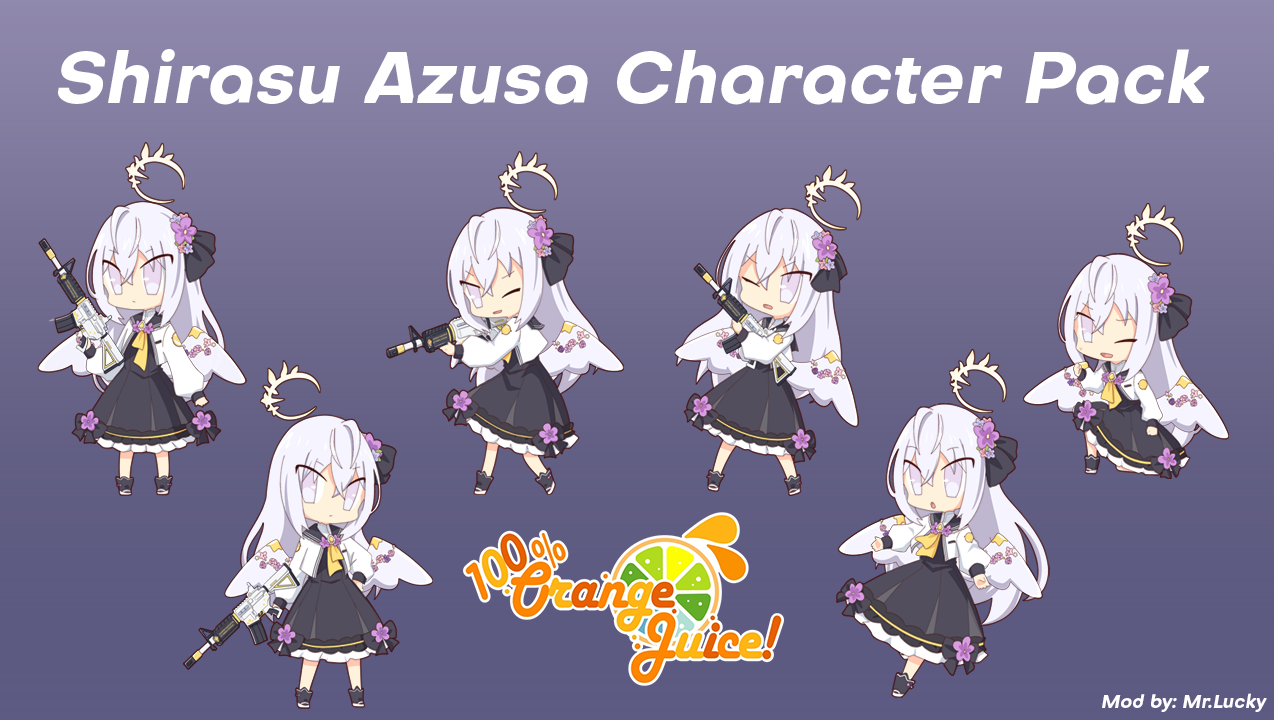 Shirasu Azusa Character Pack from Blue Archive (Replace Iru)