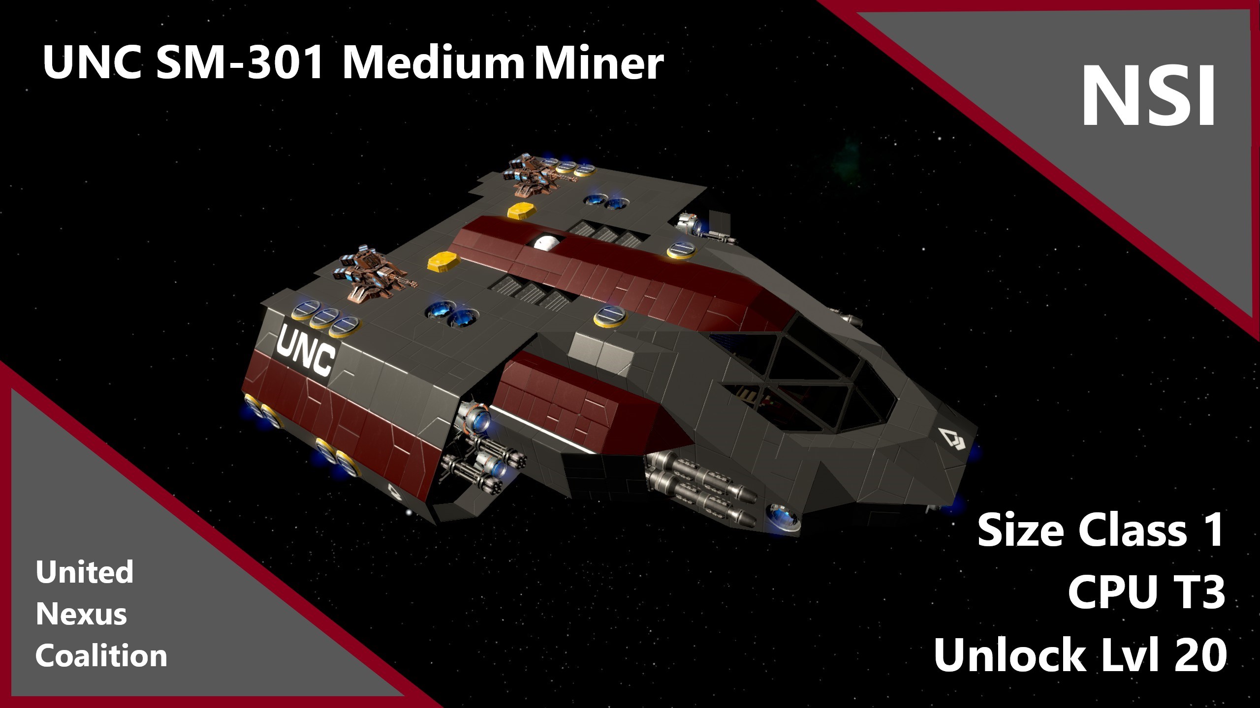 UNC SM-301 Medium Miner