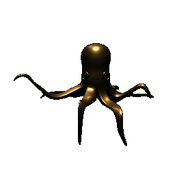 Octopus Figure Gold