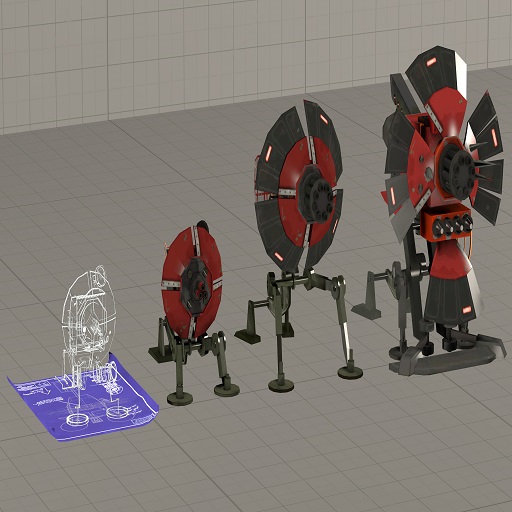 Team Fortress 2 Floral Defense [Sentries (Props)]