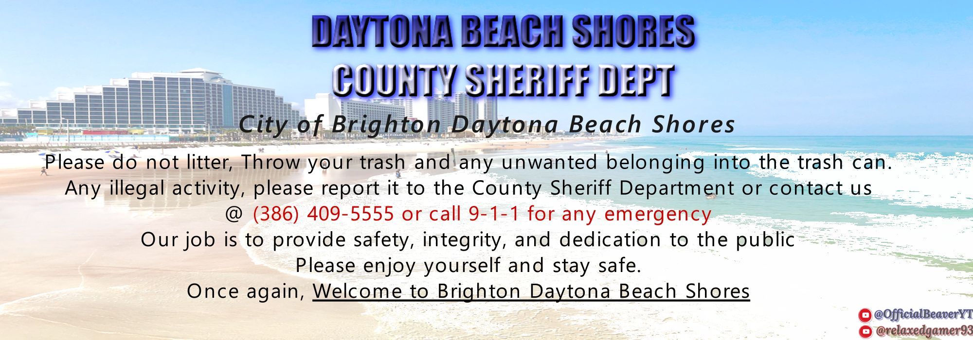 City of Brighton Daytona Beach Shores
