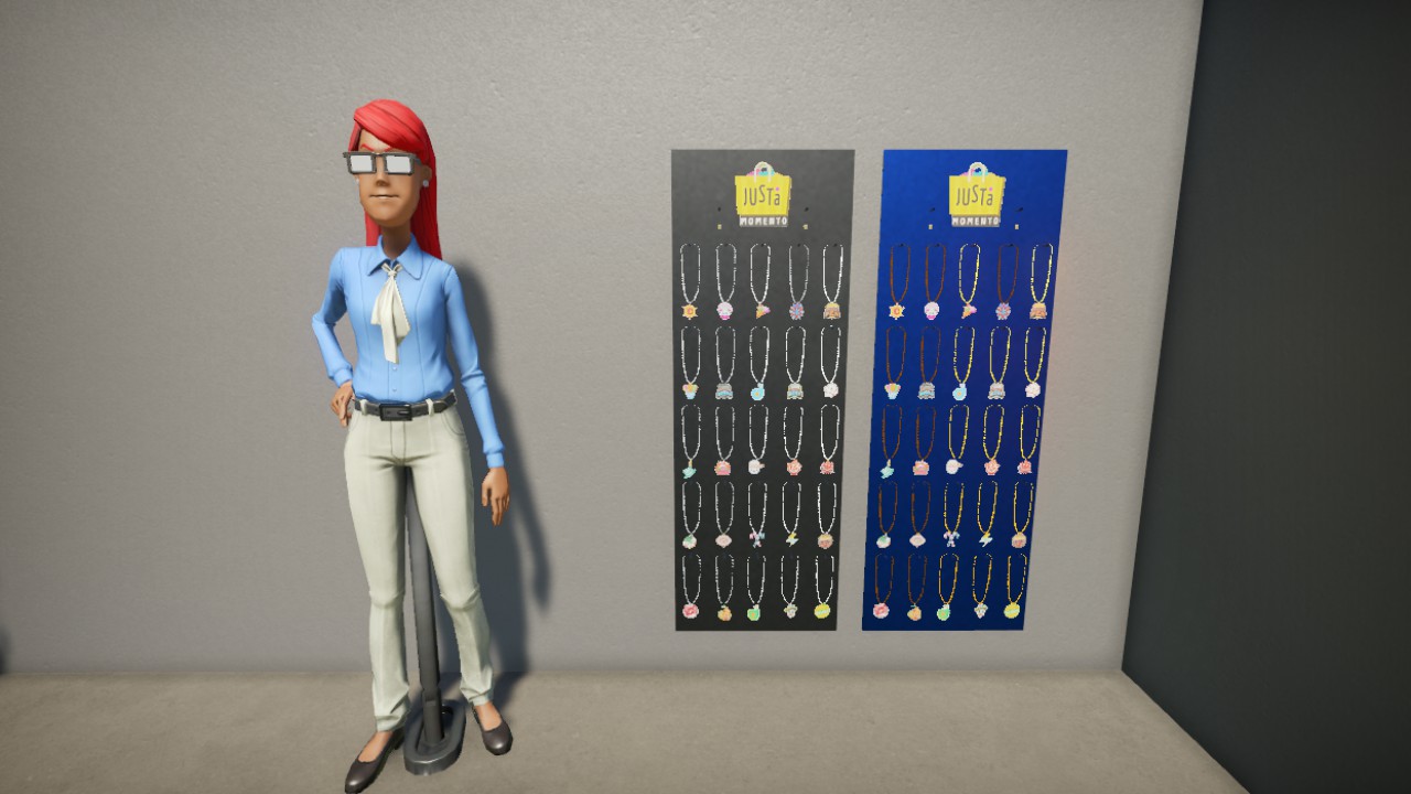 Neckless Wall Display