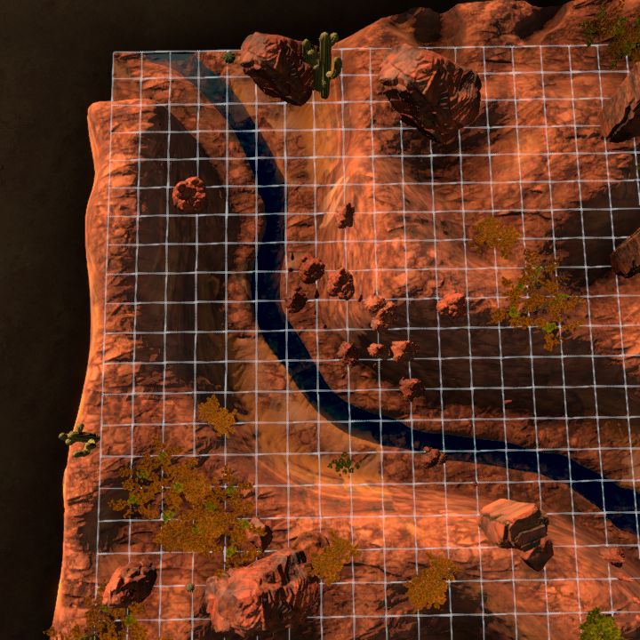 Canyon with river