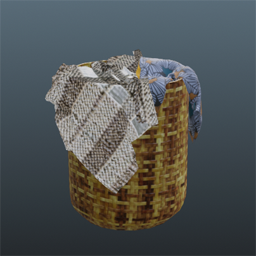 Basket with Clothes 1