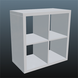 Ikea Kallax Shelf 2x2 White Gloss