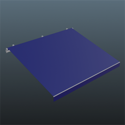 awning darkblue 3m x 2,5m