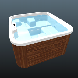 Outdoor Hot Tub Jacuzzi - Nut