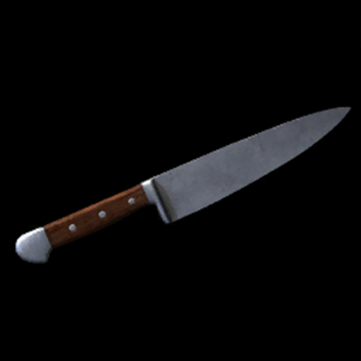 Old kitchen knife