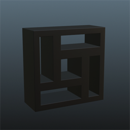Deco block V3 Wall Black
