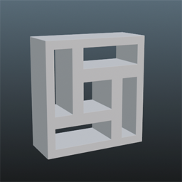 Deco block V3 Wall White
