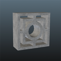 Deco block V1 Concrete