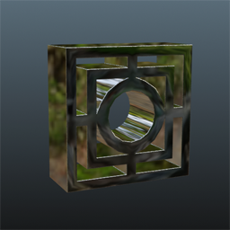 Deco block V1 Chrome