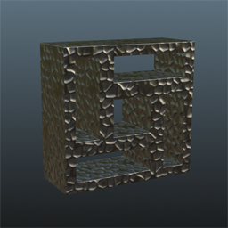 Deco block V3 Hammered Metal