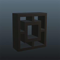 Deco block V2 (big) Wall Black