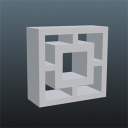 Deco block V2 (big) Wall White