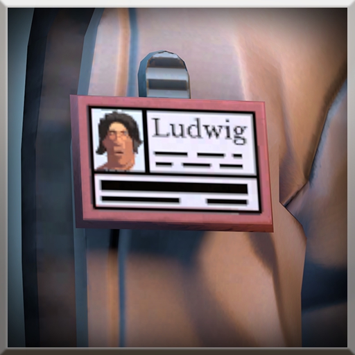 Inside Job (paint hair on badge)
