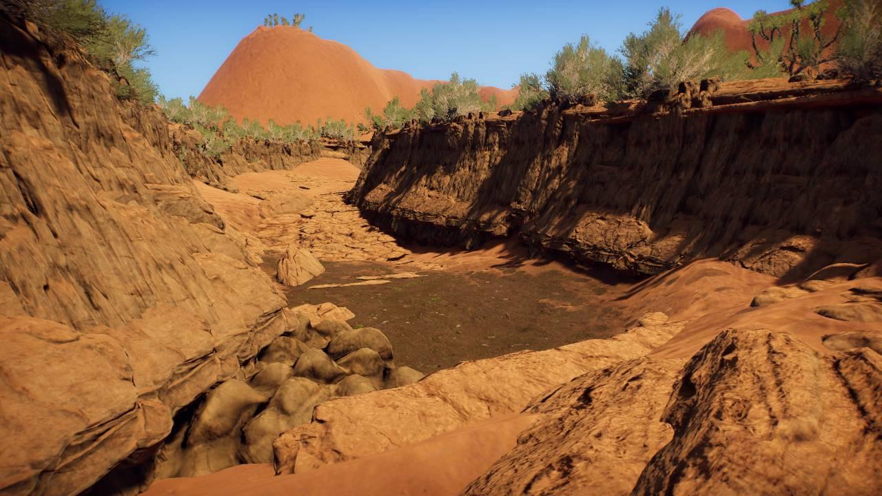 dry river bed
