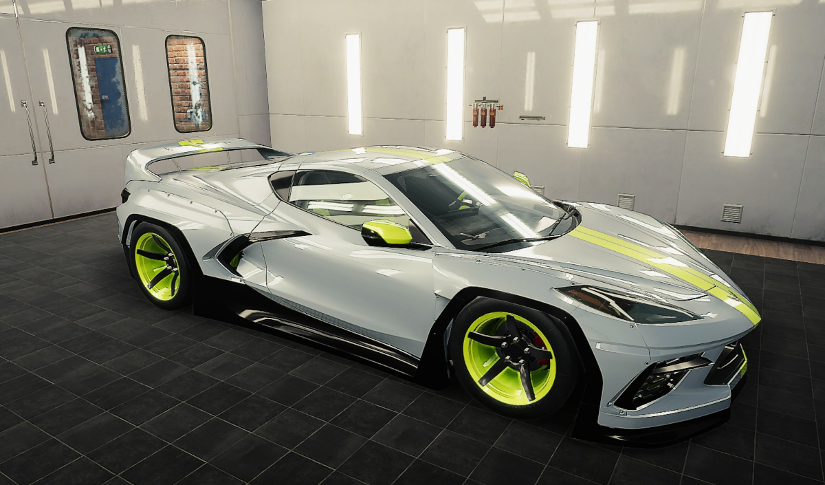 C8 Corvette Fluo Stripes [livery]