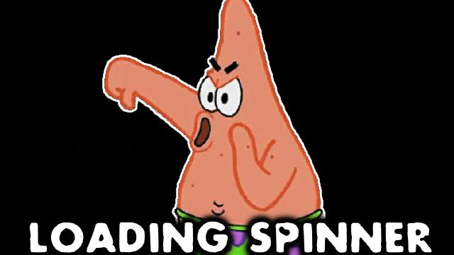 Patrick booing (Loading Spinner)
