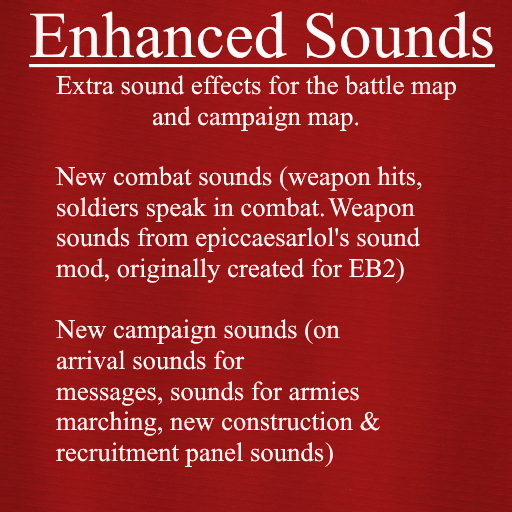 Enhanced Sounds (Base Game)