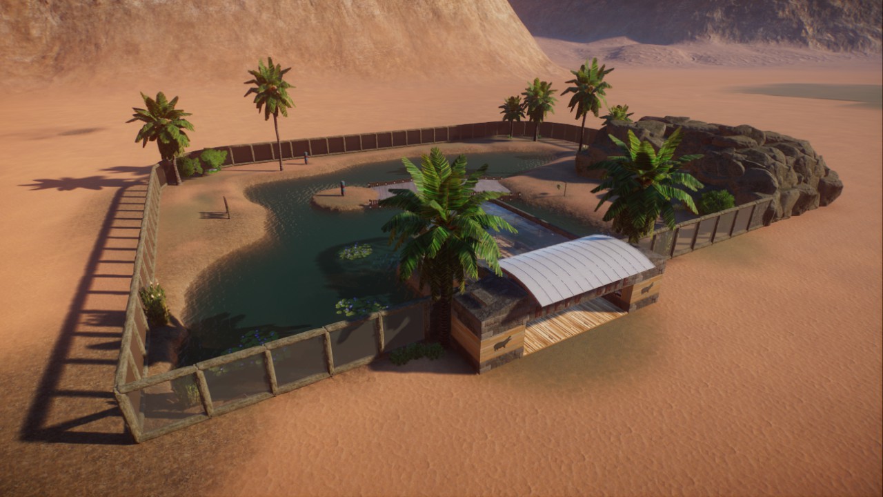 Hippo habitat  and cafe