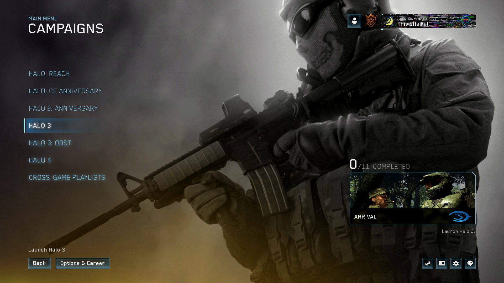 Modern Warfare 2 background