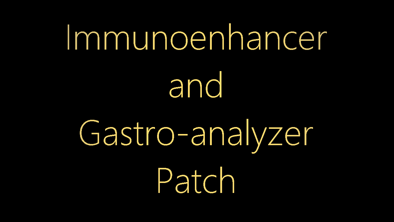 Immunoenhancer and Gastroanalyzer Patch