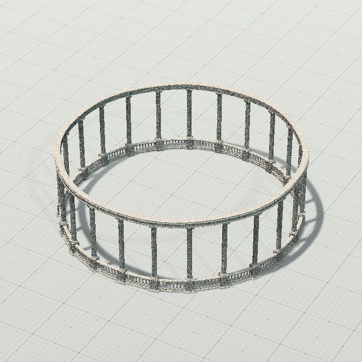 Round arena